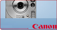 Canon Digital-Ixus products Internet presentatie